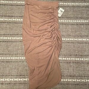 Charlotte Russe X-Small Tan Skirt.